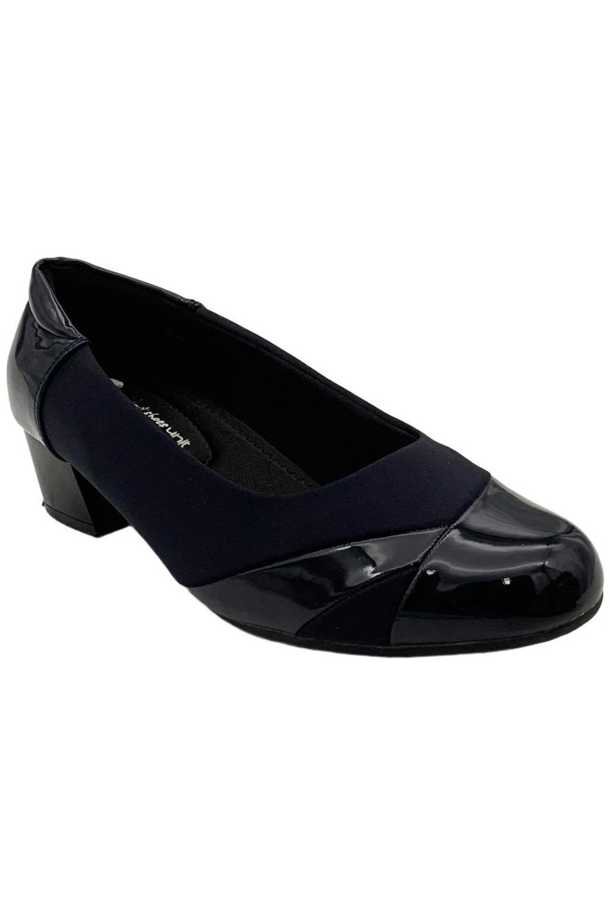 Ortho+rest Women's Slip On Pump Navy - Medium